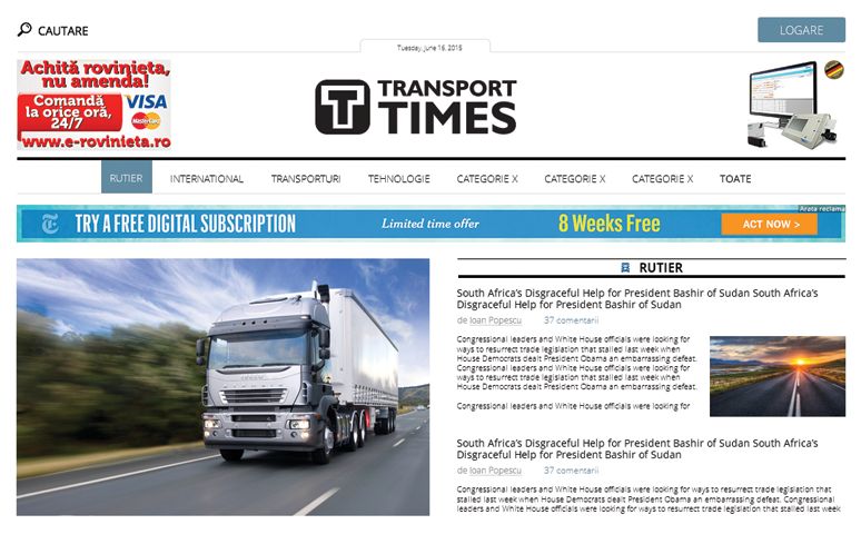 Transport Times Nachrichten Portal