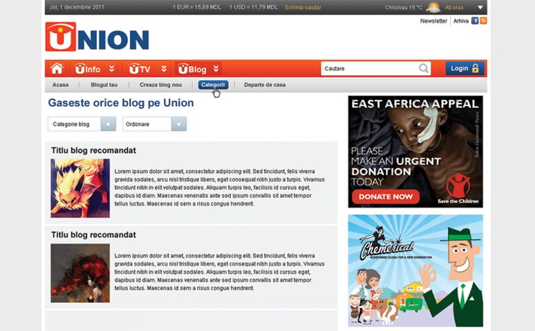 Union Nachrichtenportal