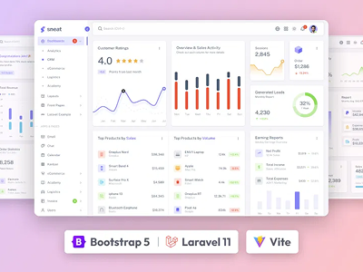 Sneat Dashboard PRO - Laravel 11
