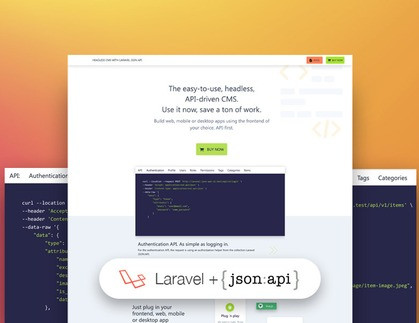 Bring your own frontend and start coding with Headless CMS Laravel JSON:API PRO