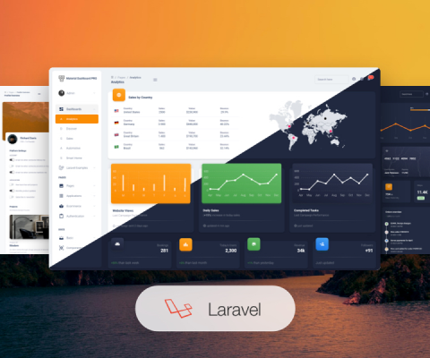 Build Laravel apps 10x faster with our two new full stack dashboards