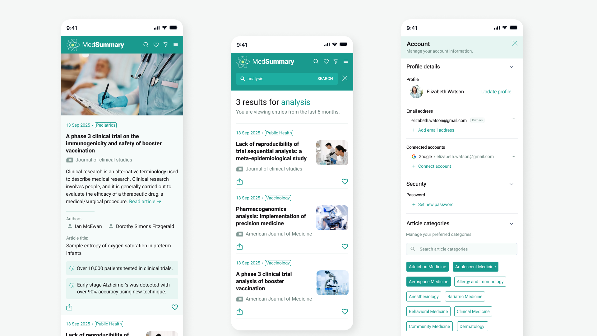 MedSummary News Portal