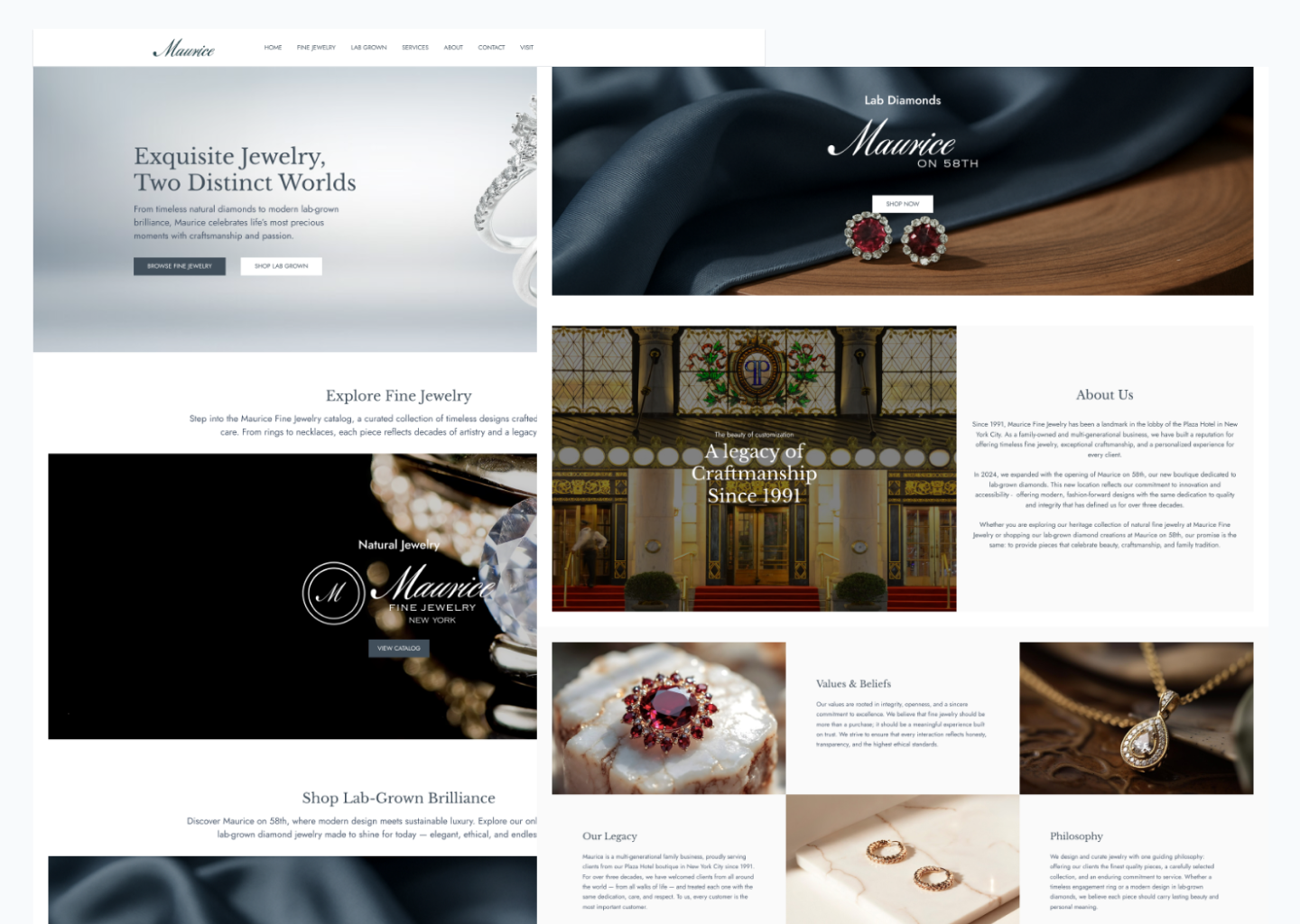 Maurice Jewelry Custom Shopify